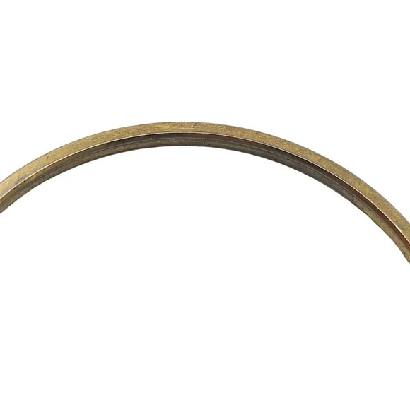 Trifari Bangle Bracelet Dainty Gold Tone Vintage READ ME - Picture 4 of 6